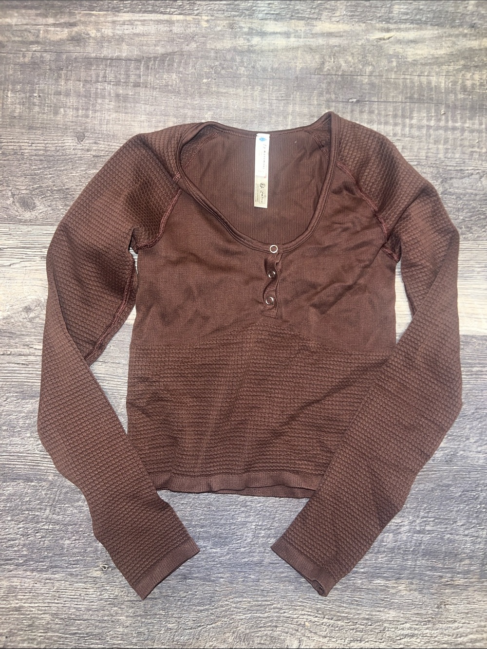 FP Movement Bail Out Long Sleeve Layer Cocoa Brown XS/S